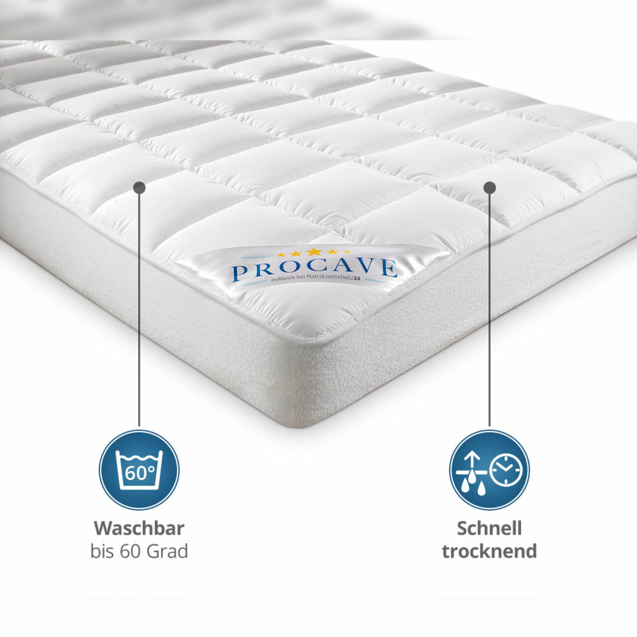 MICRO-COMFORT Matratzenschoner mit Spannumrandung