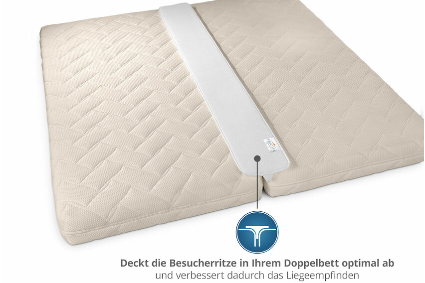 Doppelbettbrücke mit Bezug