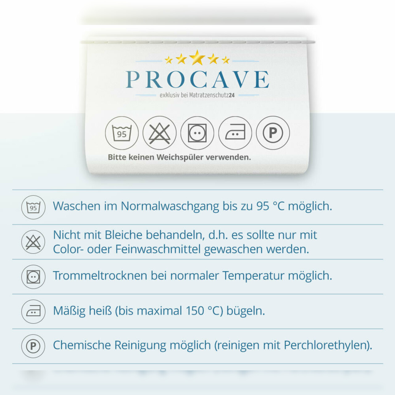 Anti Milben Encasing - Allergiker Spannbettlaken aus Evolon®