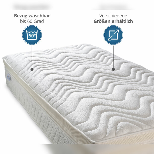 „LUXI“ Boxspringmatratze als Kaltschaum-Matratzensystem
