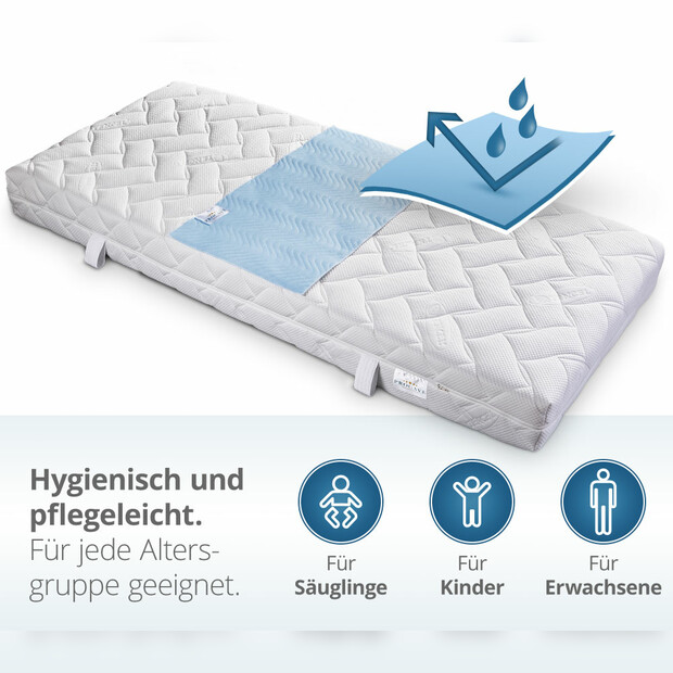 Stecklaken 5-lagig extrem saugstark und atmungsaktiv