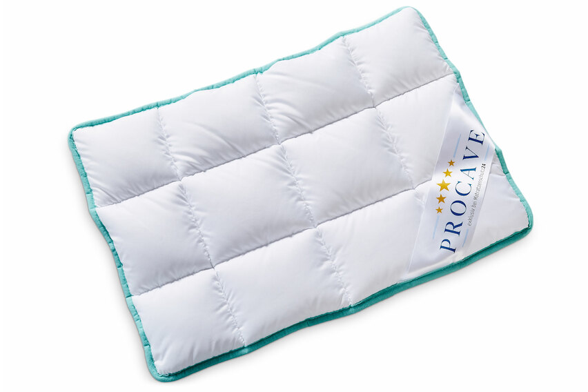 Kinderbetten-Set Aloe Vera mit Kissen 40x60cm und Steppbett 100x135cm