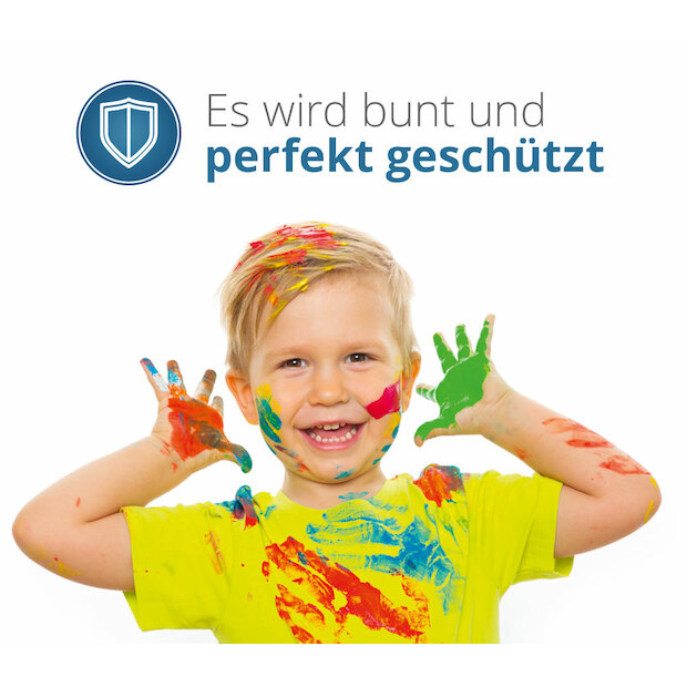 Unversteppter Matratzenbezug in Schwarz