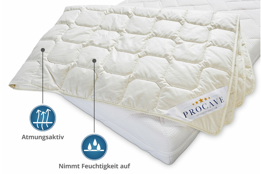 Wildseide Exquisit Qualitäts-Bettdecke für den Sommer