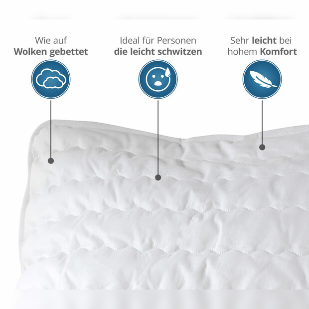 MICRO-COMFORT Kissen versteppt