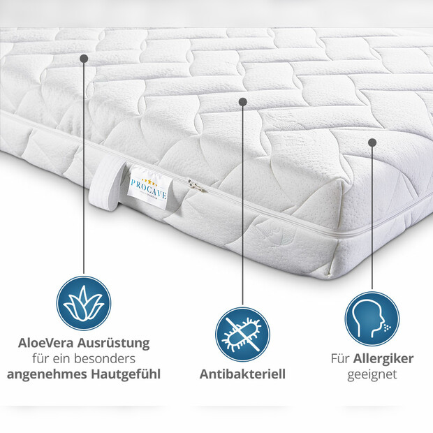 AloeVera Matratzenbezug versteppt