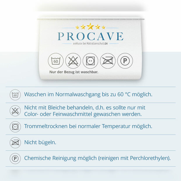 Viscoschaum-Topper mit Reißverschluss & Eckgummis