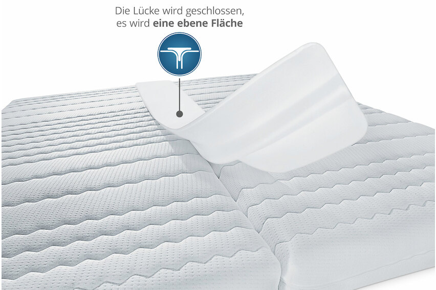 Matratzen-Brücke aus Schaumstoff