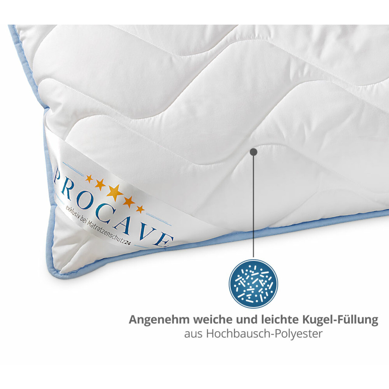 Kühlendes Kopfkissen (TopCool) gegen Schwitzen