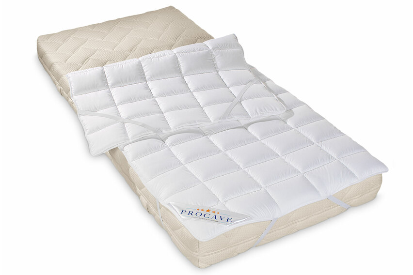 Microfaser Matratzenauflage (Micro-Comfort) mit 4 Eckgummis