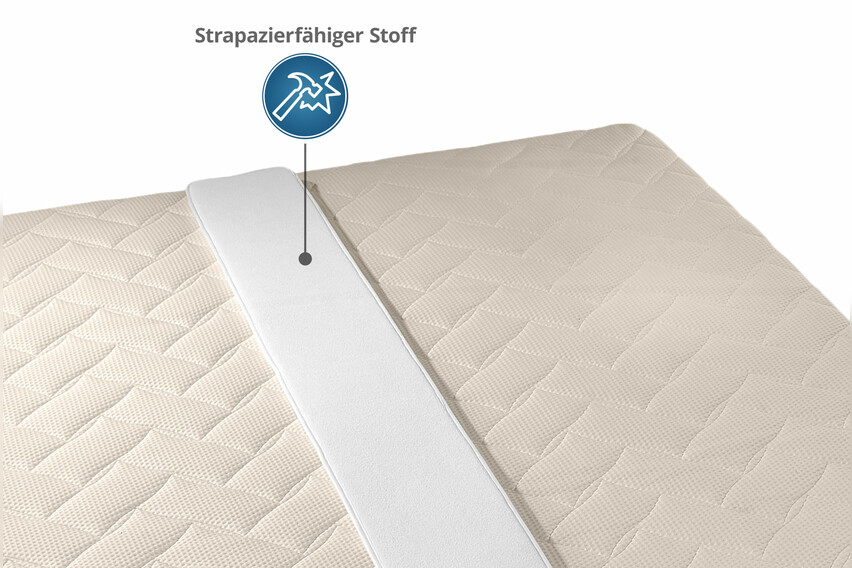 Doppelbettbrücke mit Bezug