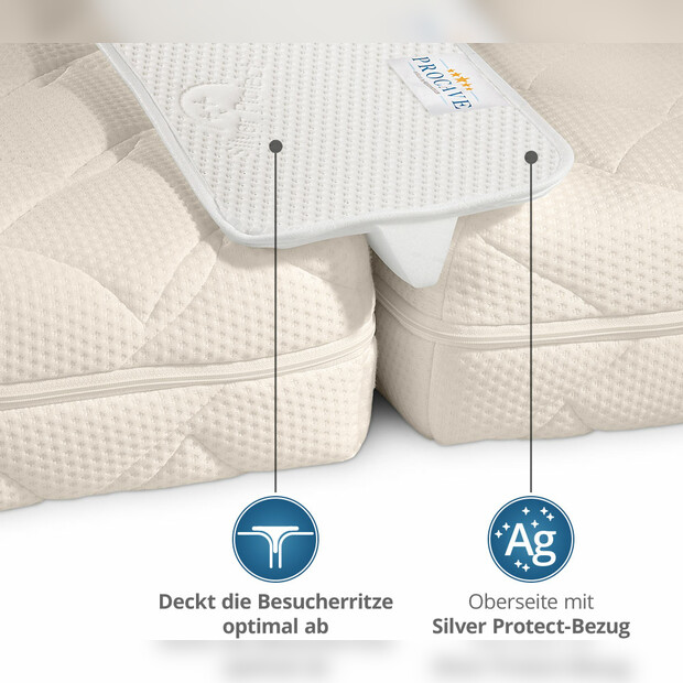 Liebesbrücke mit Silver Protect-Bezug