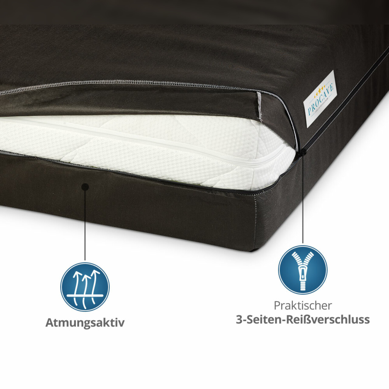 Matratzenhülle & Matratzen-Aufbewahrungstasche für Umzug mit Reißverschluss
