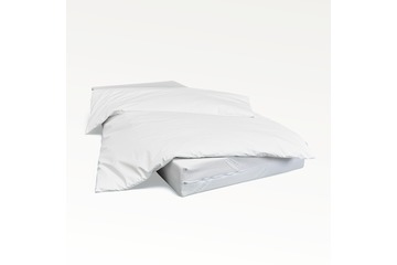 wasserdichter Inkontinenz Bettdeckenbezug abwischbar in weiß