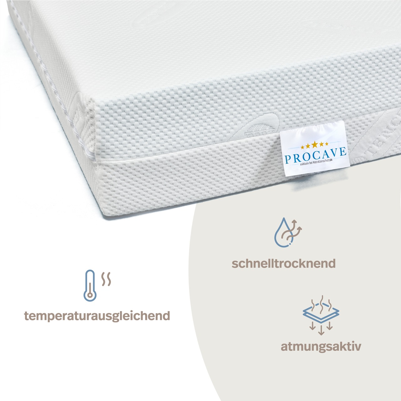 Lyocell Matratzenbezug unversteppt