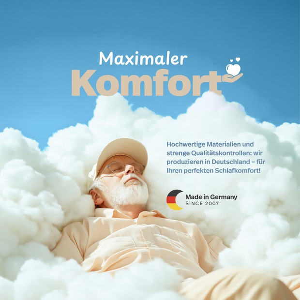 Luxusviscomatratze VT 3 mit Medicare-Bezug