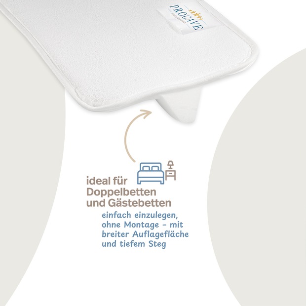 Doppelbettbrücke mit Bezug