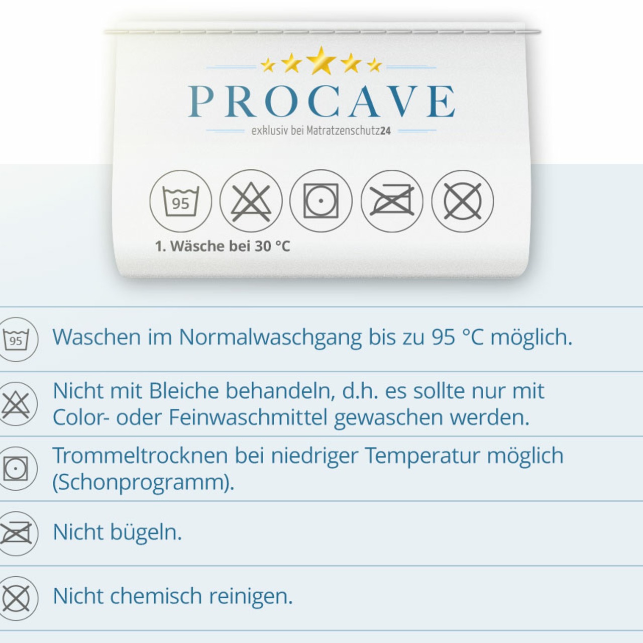 Wasserundurchlässige Matratzenauflage (Molton)