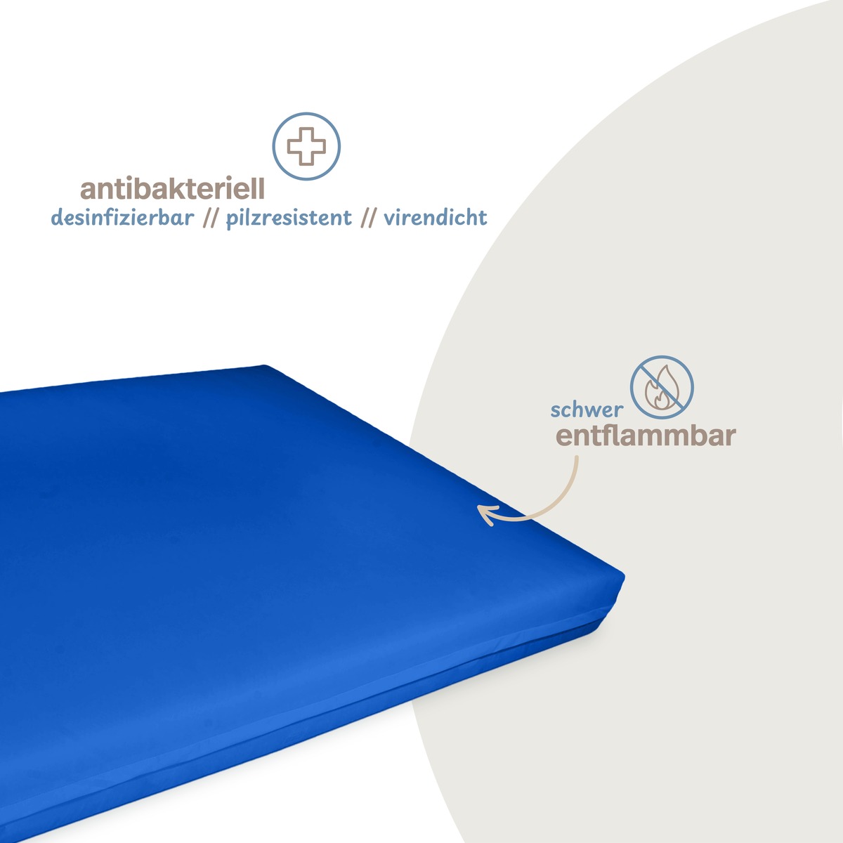 PROCAVE wasserdichter Matratzenbezug blau Einsatz &mdash; Anwendung und Handhabung