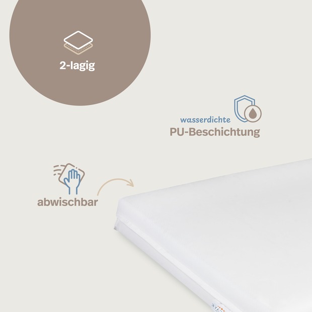 wasserdichter Matratzenbezug weiß