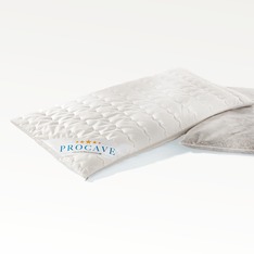 Dinkelkissen mit waschbarem Bezug aus Baumwolle