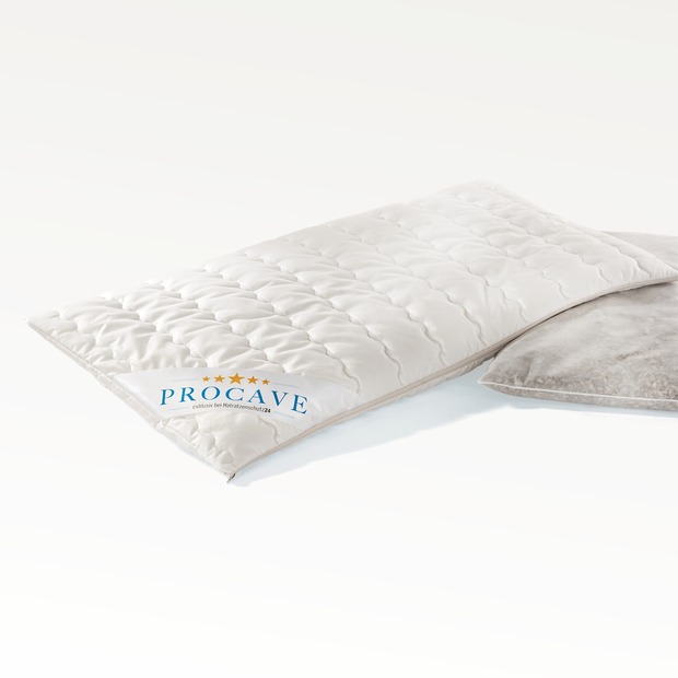 Dinkelkissen mit waschbarem Bezug aus Baumwolle