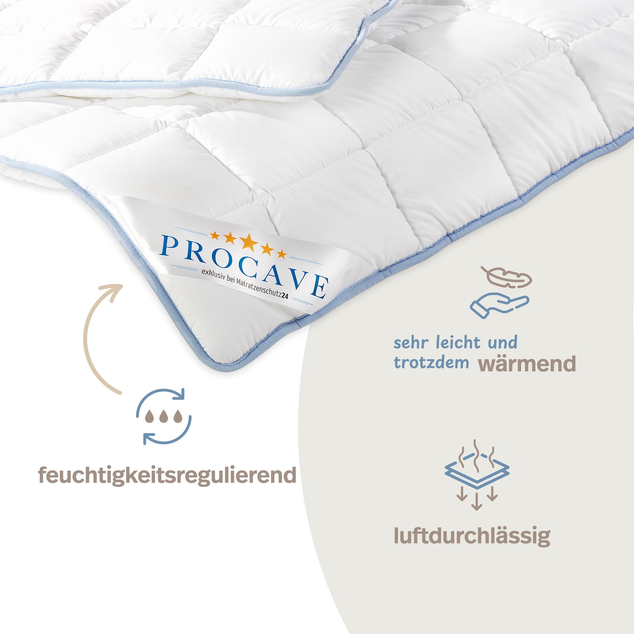 TopCool kochfeste Qualitäts-Duo-Winterdecke