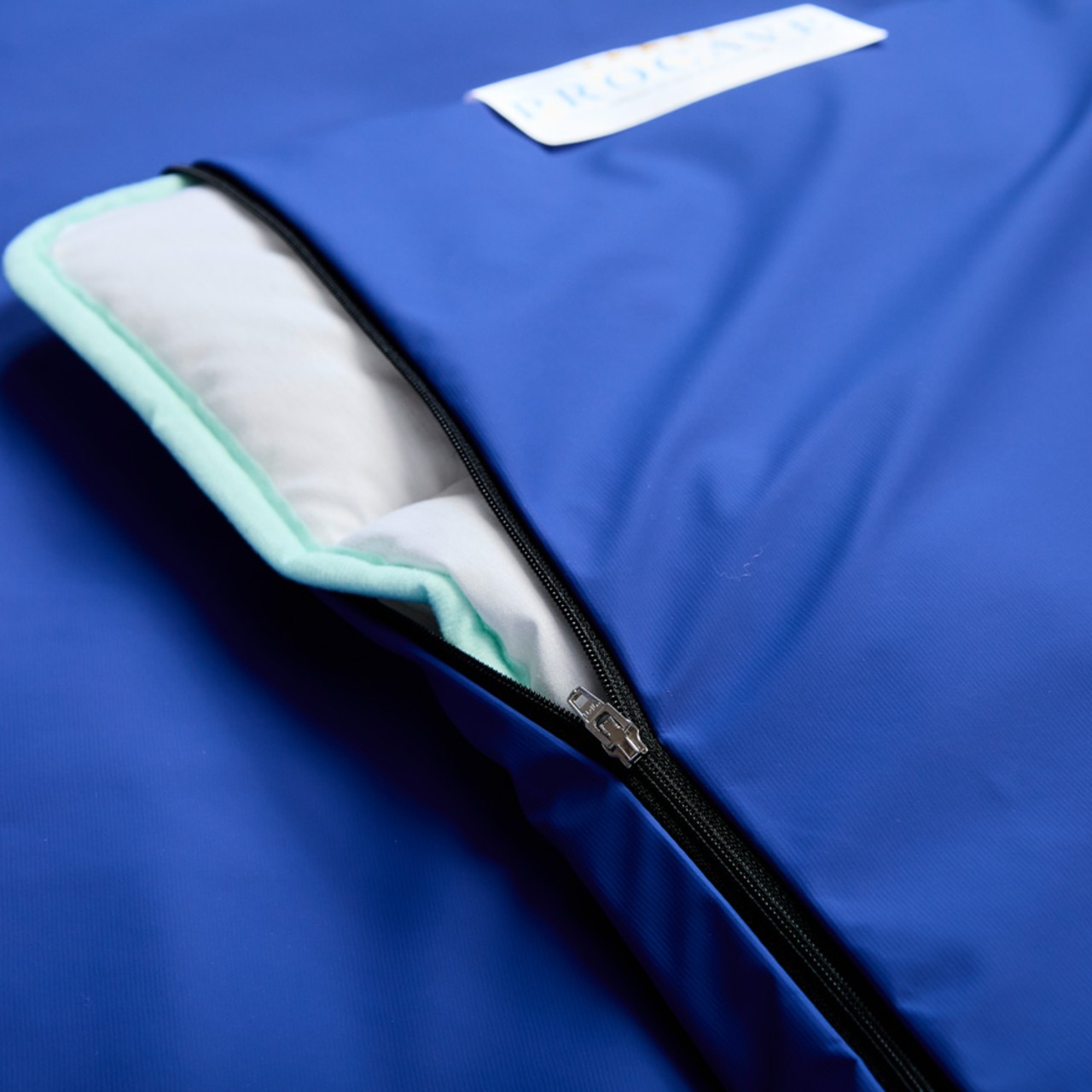 wasserdichter Kissenbezug abwischbar in blau