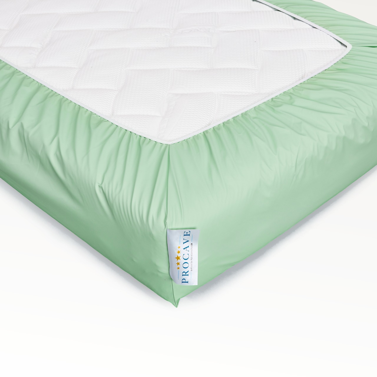 wasserdichtes Spannbettlaken abwischbar grün