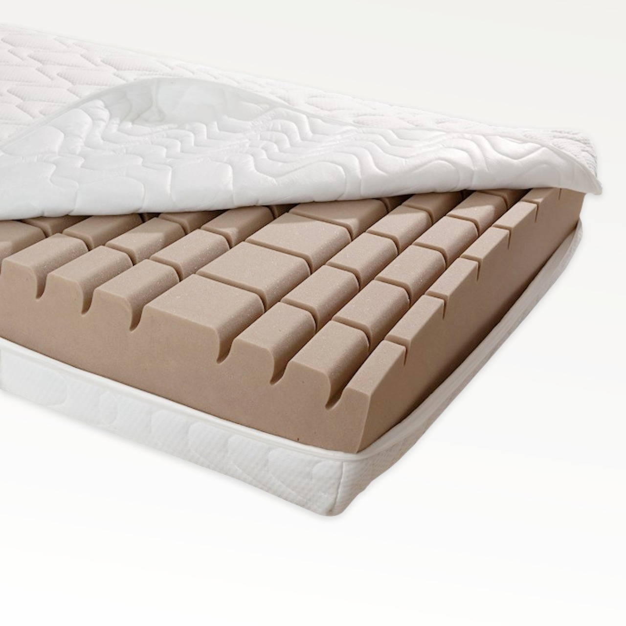 Würfelschnitt-Matratze GN mit Doppeltuchbezug