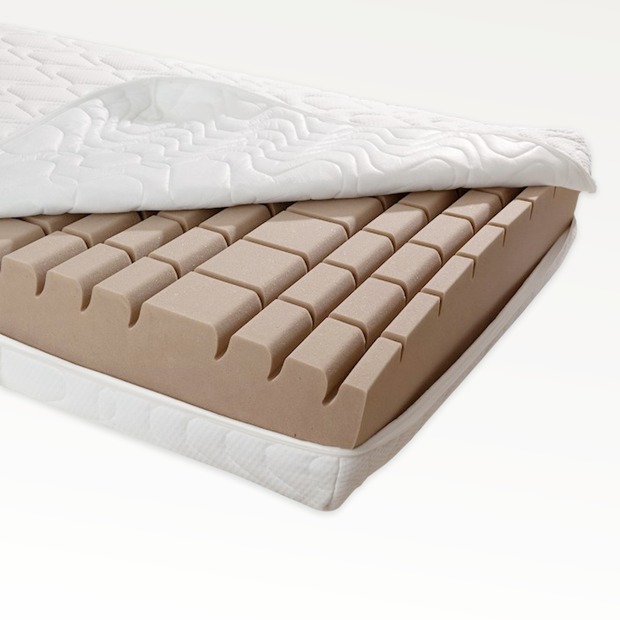 Würfelschnitt-Matratze GN mit Doppeltuchbezug