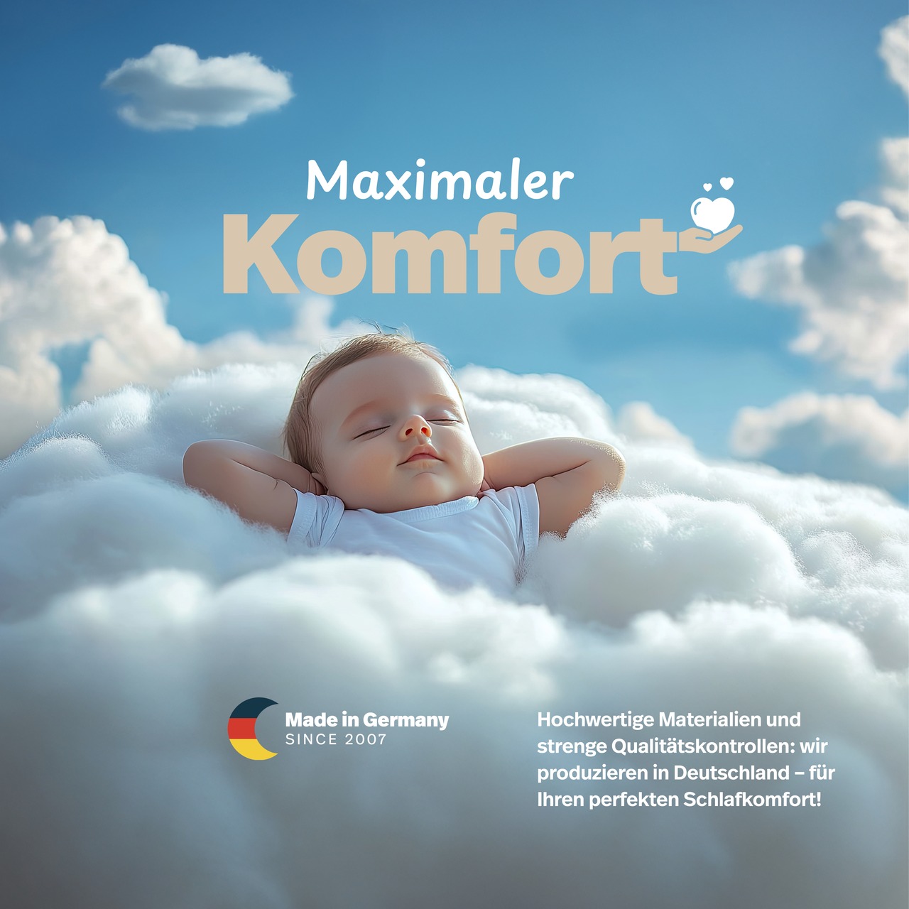 Kaltschaummatratze VT mit Doppeltuchbezug