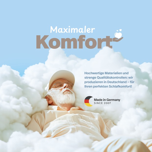 Bettkeil mit AloeVera-Doppeltuch-Bezug