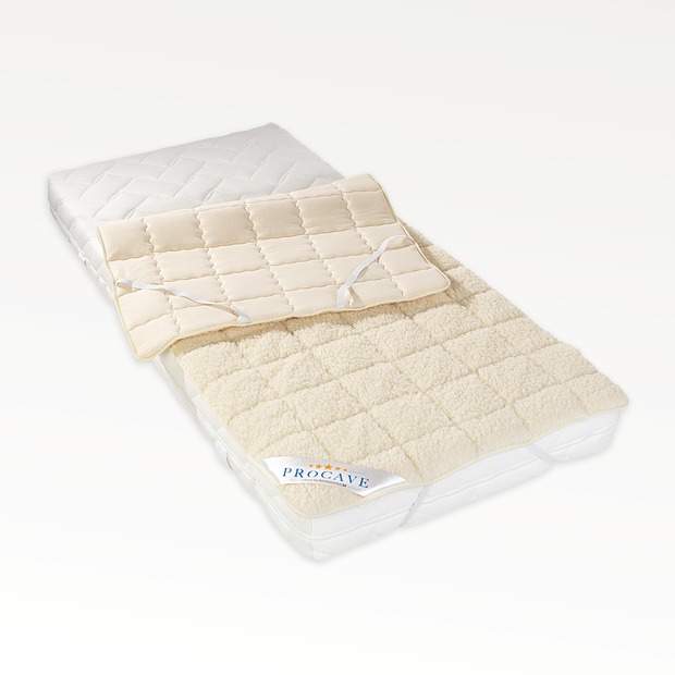 Matratzenschoner NATUR Lammflor