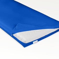 wasserdichter Matratzenbezug blau