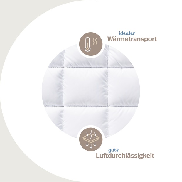 Kinderbetten-Set Aloe Vera mit Kissen 40x60cm und Steppbett 100x135cm