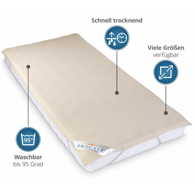 Matratzen-Auflage aus 100% Baumwolle mit Sanfor-Ausrüstung