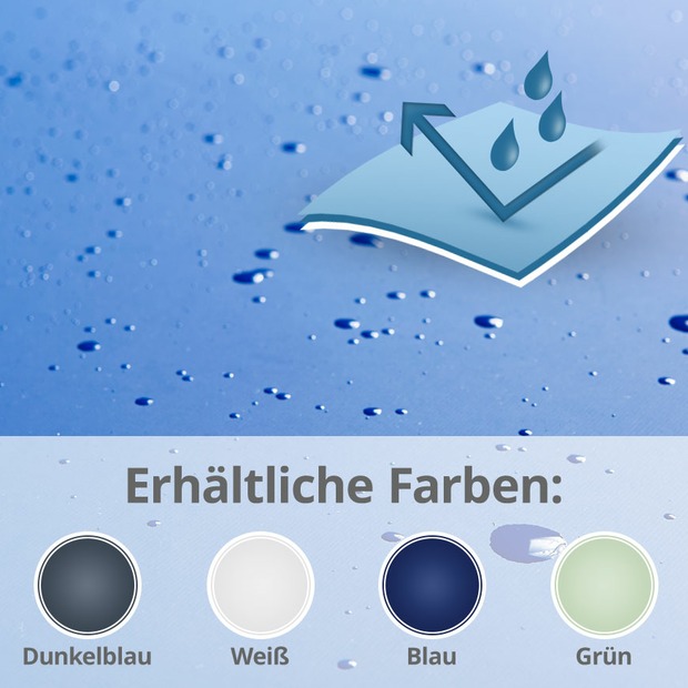 Wasserdichter Matratzenbezug in Grün