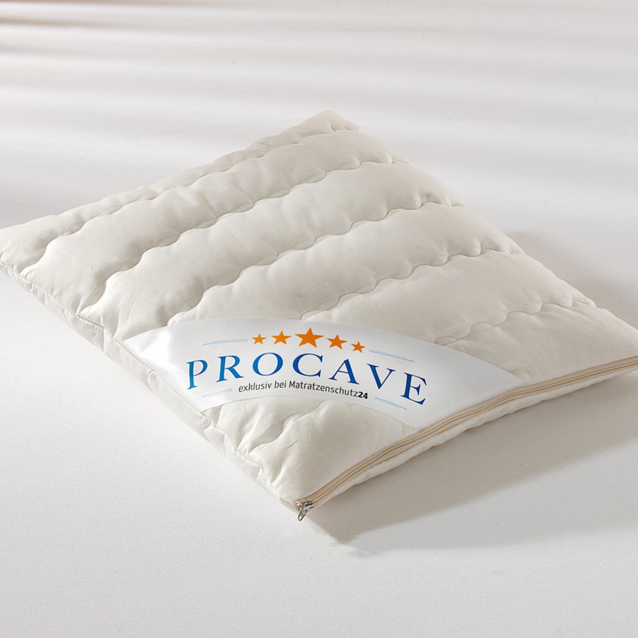 Dinkelkissen mit waschbarem Bezug aus Baumwolle