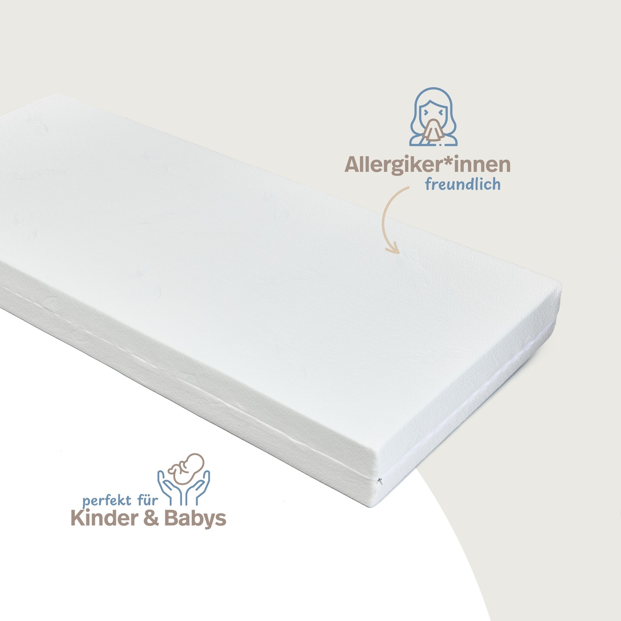 AloeVera Matratzenbezug unversteppt