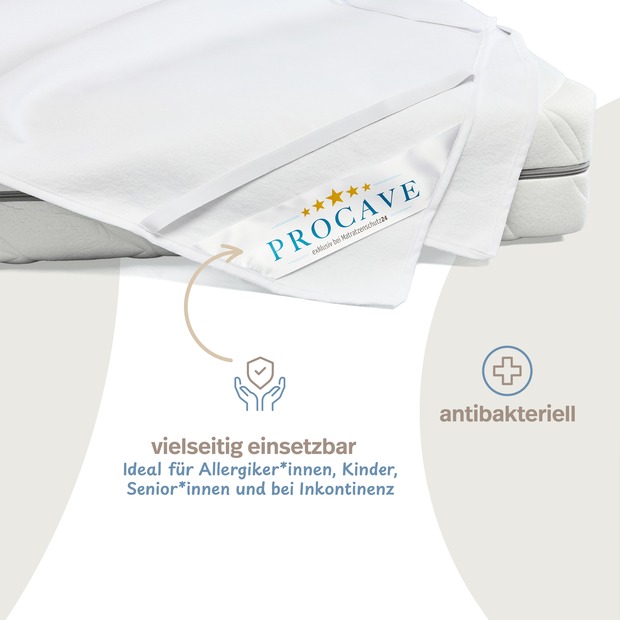 wasserdichte Premium Matratzen-Auflage 3-lagig