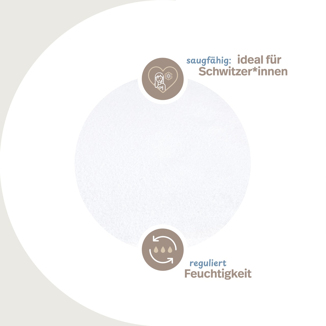 Feinflanell Schutzbezug für Seitenschläferkissen aus Baumwolle