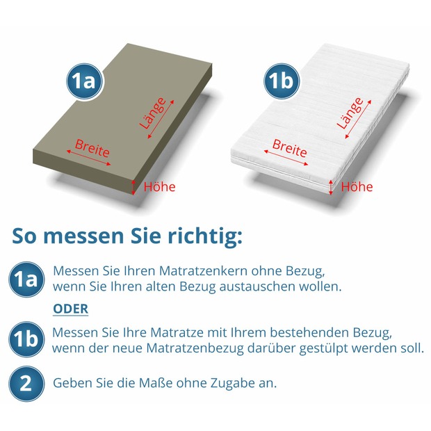Wasserdichter Matratzenbezug in Grün