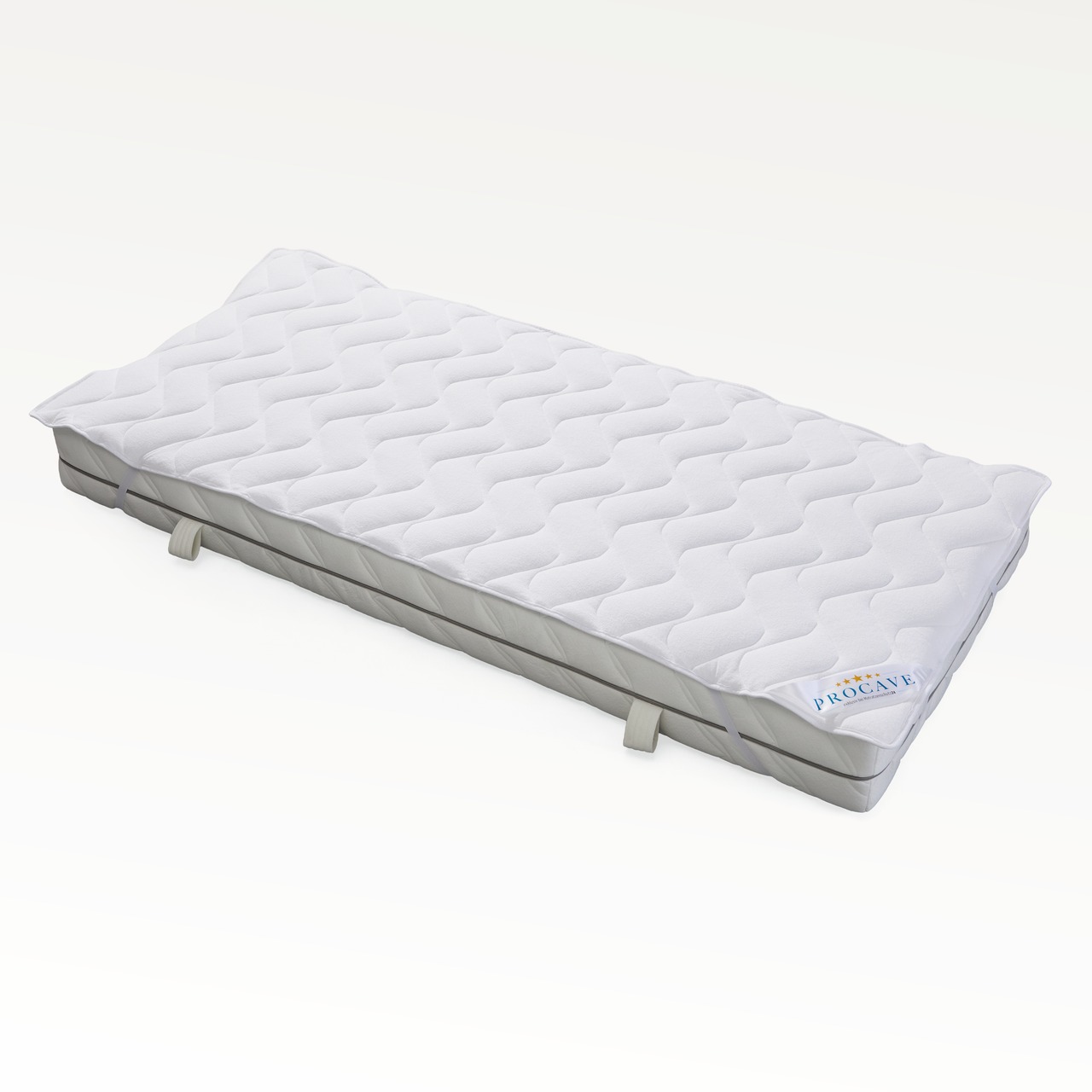 leichtes Wendeunterbett Frottee Baumwolle mit 4 Eckgummis
