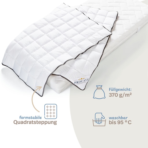 OBJEKT Bettdecke kochfest in Hotel-Qualität