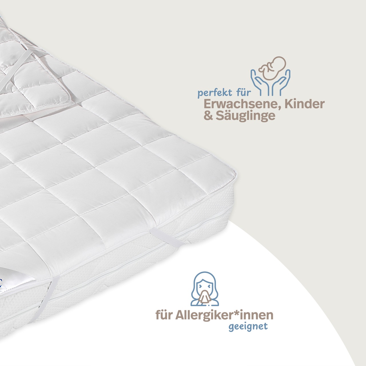 Matratzenschoner NATUR Baumwolle