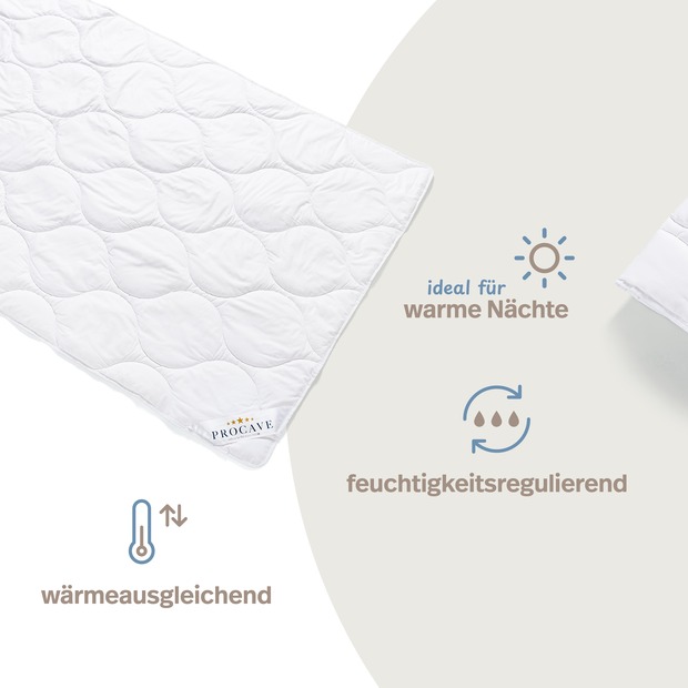 Baumwolle Qualitäts-Bettdecke - Sommer