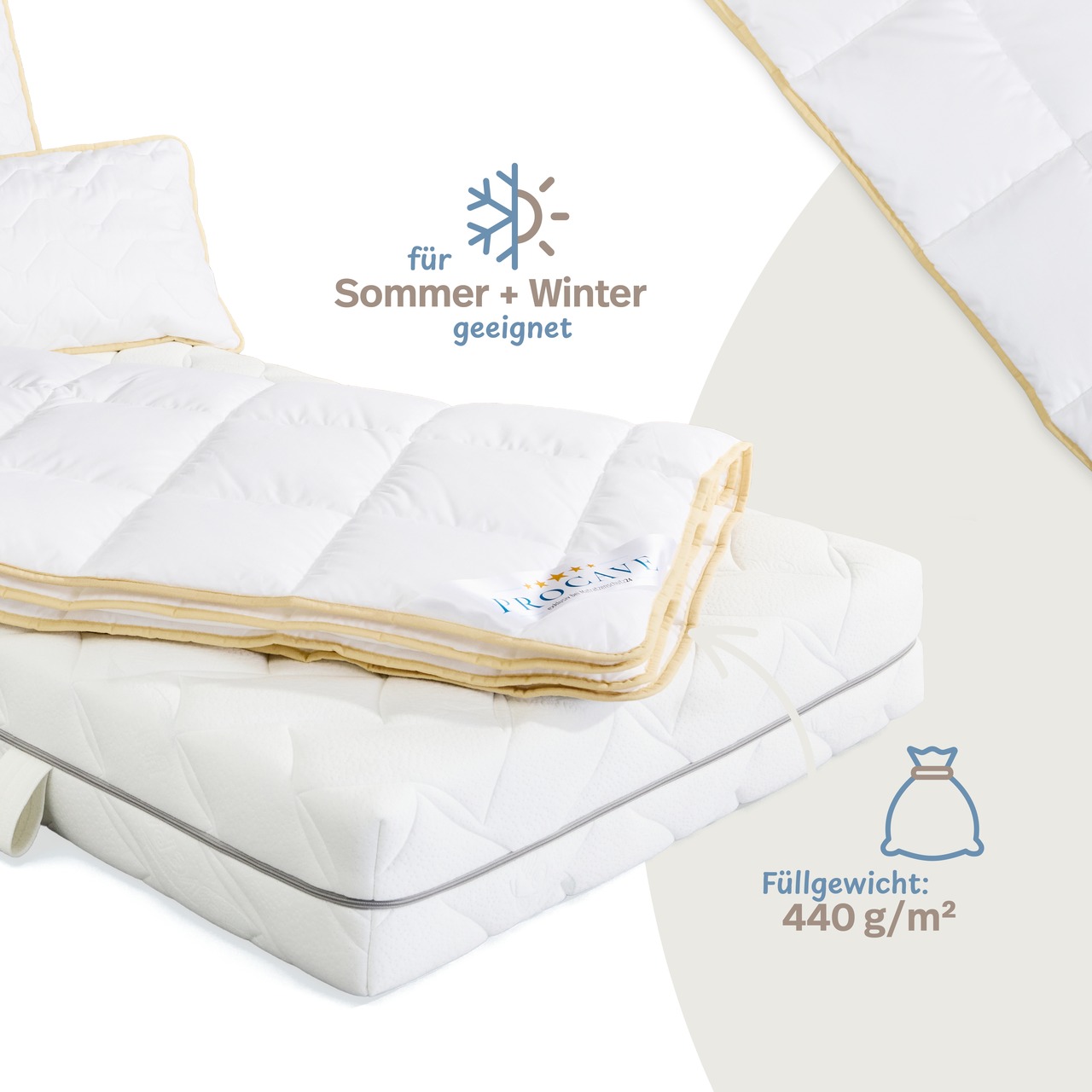 Tencel Qualitäts-Ganzjahresdecke