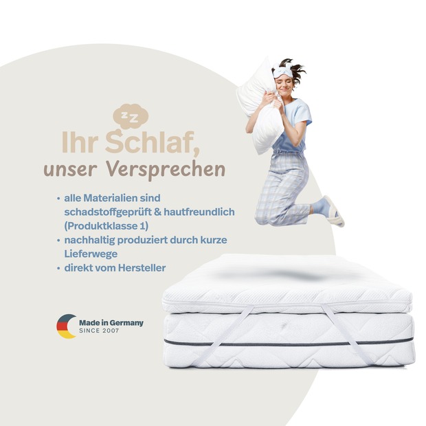 Luxusviscomatratze VT 3 mit Medicare-Bezug