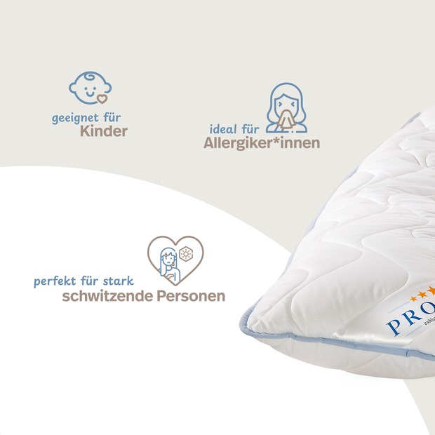 Seitenschläferkissen mit TopCool-Bezug